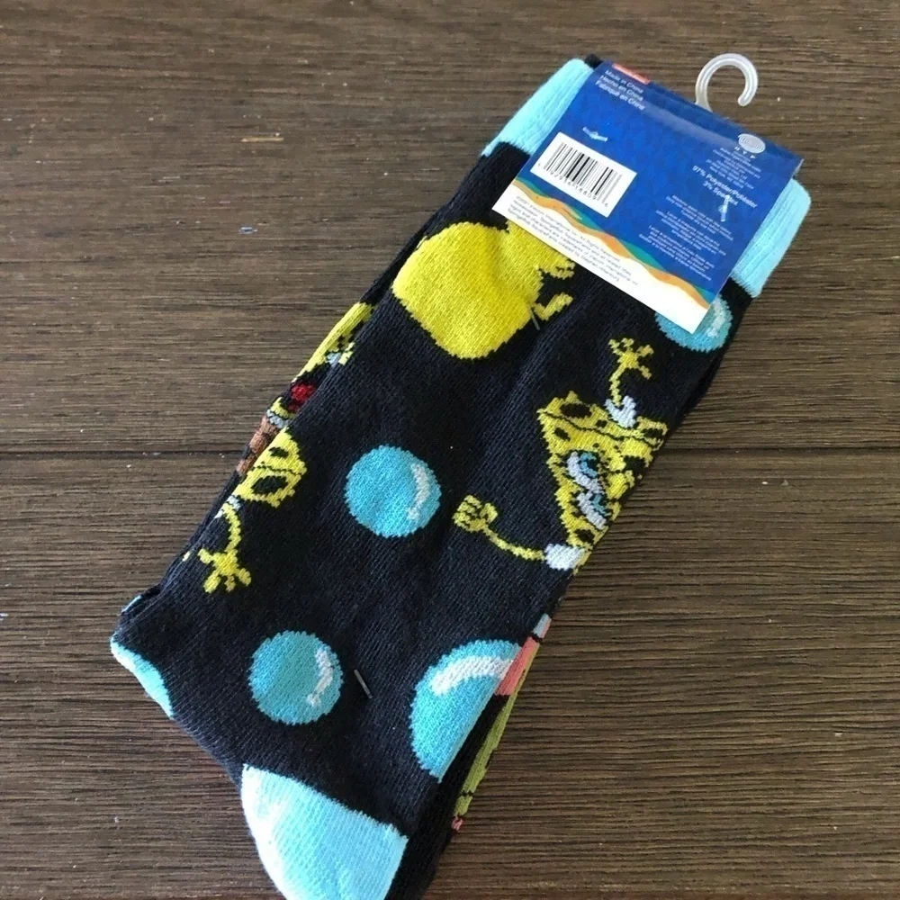 Nickelodeon: SpongeBob Squarepants men’s crew socks size 6-12 2 pack